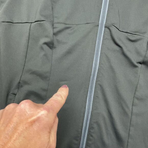 Under Armour UA All Seasons Gear Jacket Women's Medium/Large Gray Mock Neck Zip - Picture 10 of 10